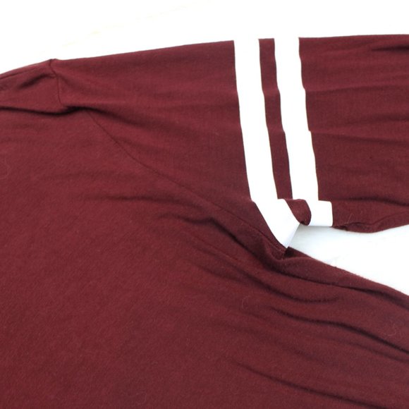 Long Sleeve Shirt with Striped Arms - Picture 2 of 2